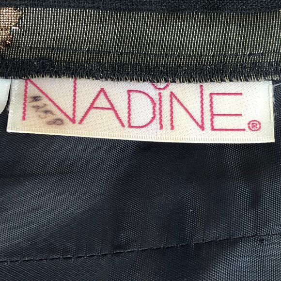 VINTAGE Nadine ‘80’s Party Dress Shiny Green Women’s SZ 4? EUC - Picture 3 of 14